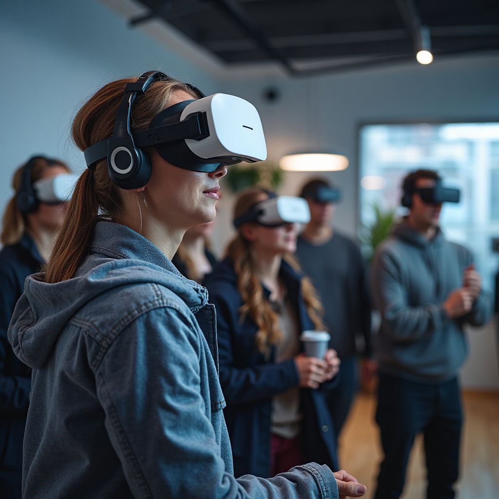 GameVerse VR technology demonstration